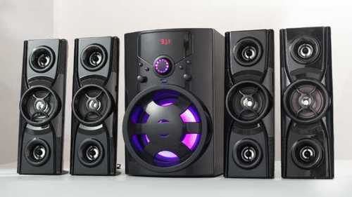 Black 4.1 Multimedia Speaker Music System