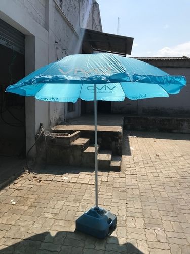 Blue Advertising Sun Protection Umbrella