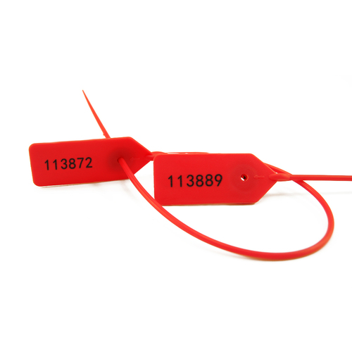 Number Printed Plastic Truck Door Security Seal Tag By Fuzhou ZhengCheng Security Seals Co.,Ltd