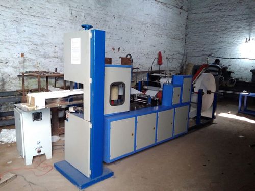 Blue And White Tissue Paper Napkin Making Machinery