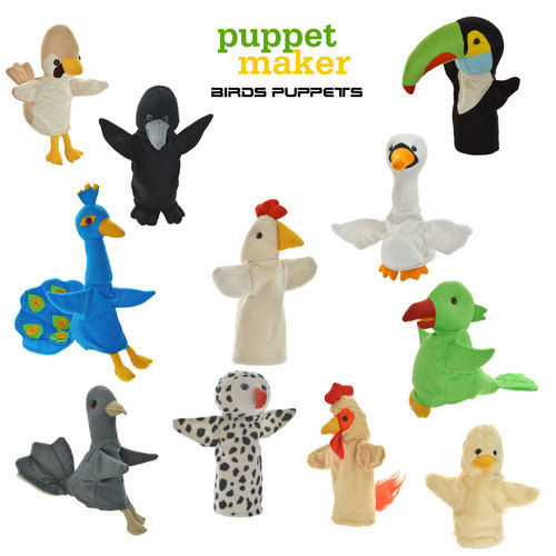 Elegant Look Birds Hand Puppets