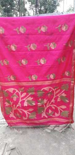 10+ Full Handloom Work Flower Printed Saree