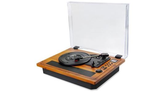 Multifunctional Turntable Vinyl Record Player With LCD