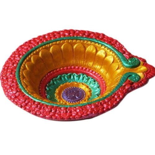 All Colors Are Available Clay Diya - 2 Shapes Circle And Oval