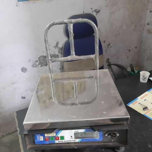 Silver Fully Electronic Weighing Machine 