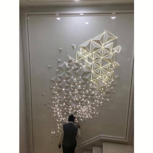 Home Decorative Wall Backlit Size: Customized
