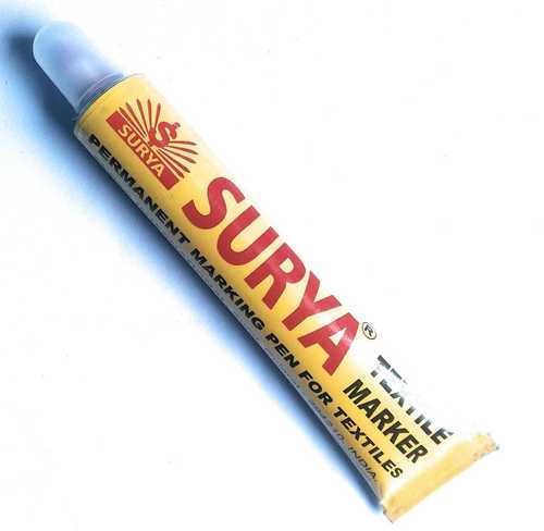 Consistent Ink Flow (Surya) Permanent Marking Pen For Textiles