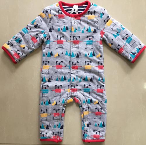 100% Cotton Reversible Rompers (0 To 36 Months)