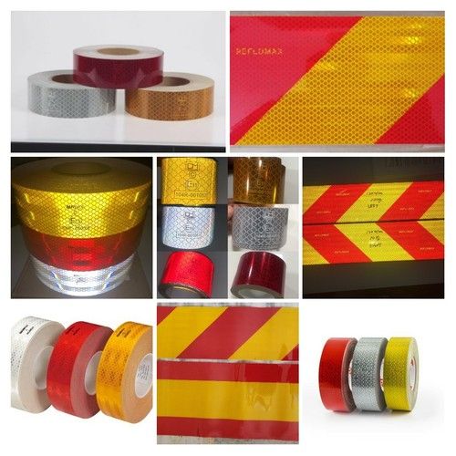 Yellow Retro Reflective Conspicuity Tapes