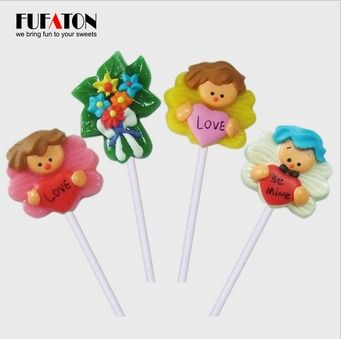 Candy Valentine Handmade Hard Lollipop