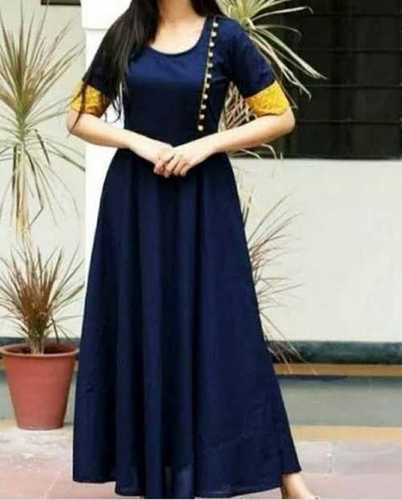 Various Colors Comfort To Wear Plain Kurtis