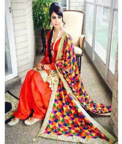 Red Punjabi Suit for Women Party Wear Stitched Plus Size Kurta Pant Dupatta Ladies  Suits Indian Women Outfit - Etsy