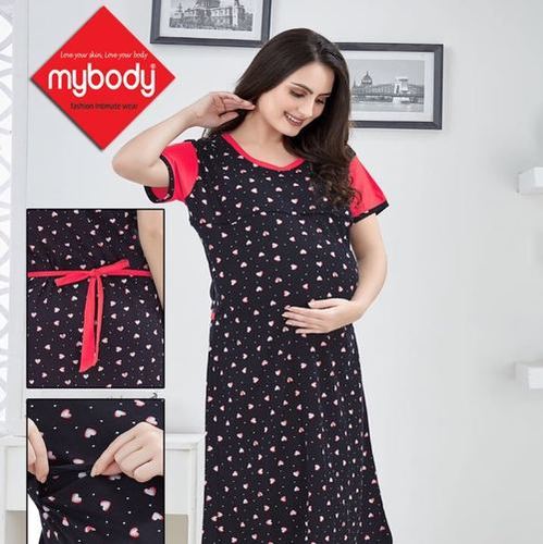 Vary Mybody Cotton Maternity Nighty