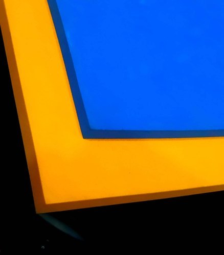 Blue Ejection Rubber Sheet Hardness: Orange 35 Shore