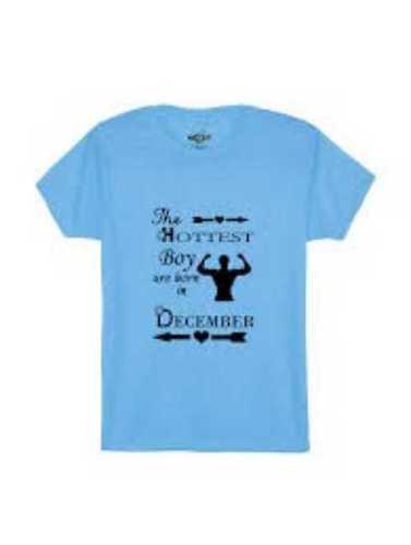 Boys Round Neck T Shirts Age Group: Adults