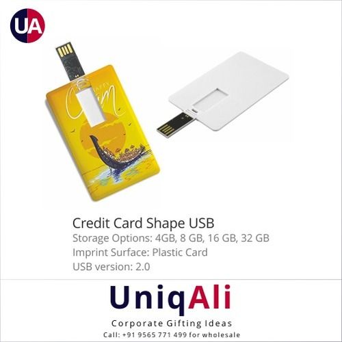  क्रेडिट कार्ड शेप USB पेन ड्राइव