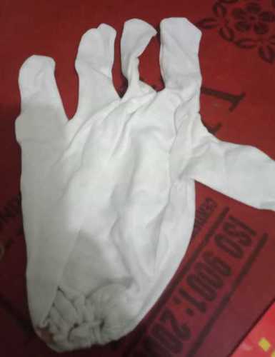 Plain White Hand Gloves