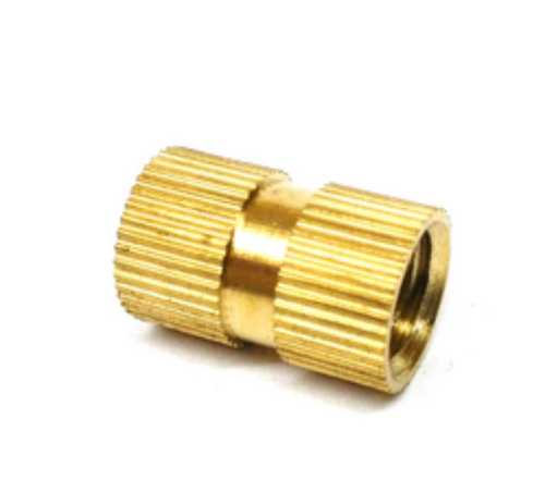 Round Pure Brass Knurling Insert