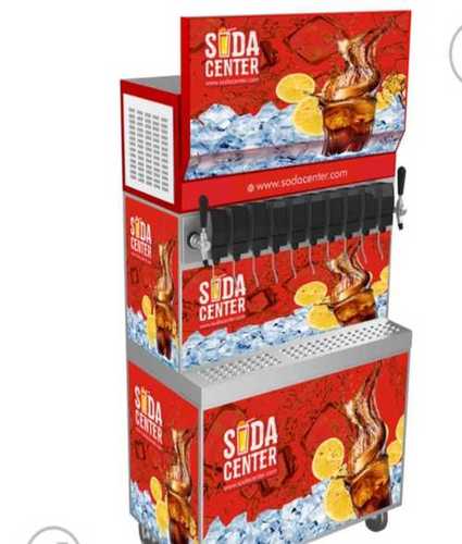 Semi Automatic Type Soda Vending Machine with HMI Control System