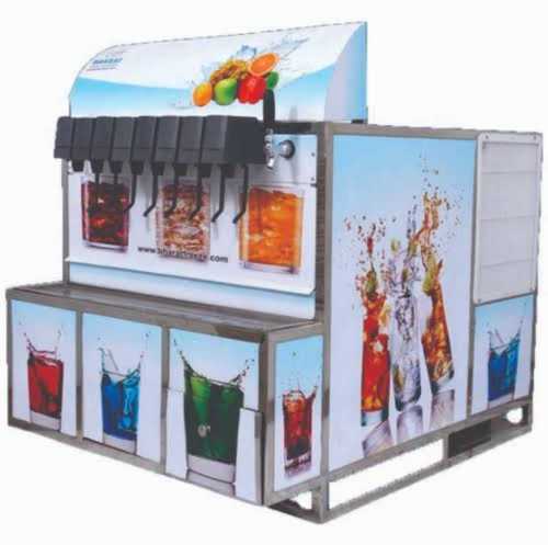 Stainless Steel Soda Beverage Vending Machine 