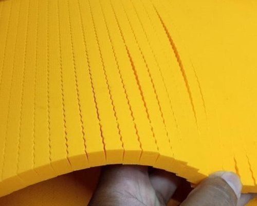 Yellow Wave Rubbers Sheet Hardness: 35 Shore