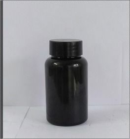 Black Color Tablet Plastic Jar