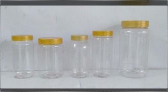 Transparent Flex Seeds Pet Plastic Jar