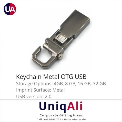  किचेन मेटल OTG USB पेन ड्राइव 