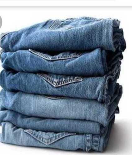 Washable Men Denim Blue Jeans