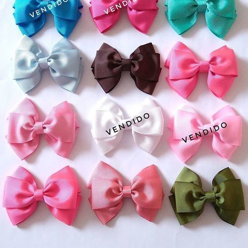 Multi Color Silk Ribbon Fashion Hair Clip