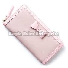 Ladies Pink Leather Wallet