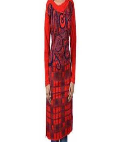 Long Sleeve Woolen Kurti