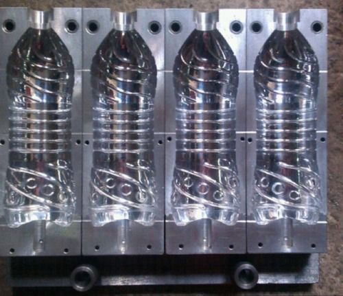 Plastic Pet Blow Moulds - Polished Silver Finish, Durable Design for Beverage Industry