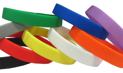 Printed Promotional Custom Personalized Silicone WristbandsRubber  Bracelets Bands  Brand Lifesavers