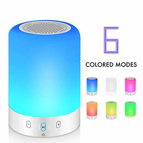 Smart Touch LED Mood Lamp Wireless Bluetooth Speaker