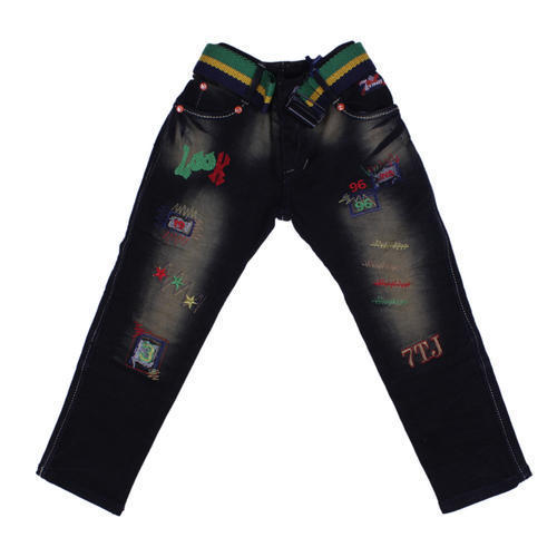 Designer Kids Jeans With Belt