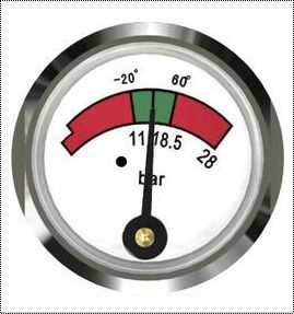 Round Diaphragm Pressure Gauge Grade: Premium