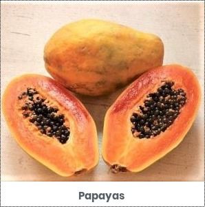 Rich In Taste Fresh Papayas