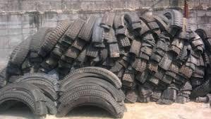 Black Rubber Loose Tyre Scrap