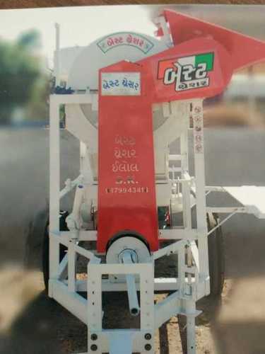 White And Red Automatic Outsider Multicrop Thresher