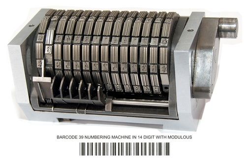 Bar Code Numbering Machine