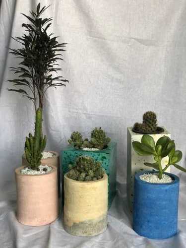 Concrete And Terrazzo Planters