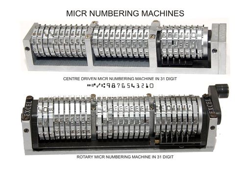 MICR Cheque Numbering Machine