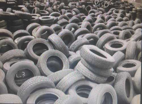 Old Black Tyre Scrap  Grade: A