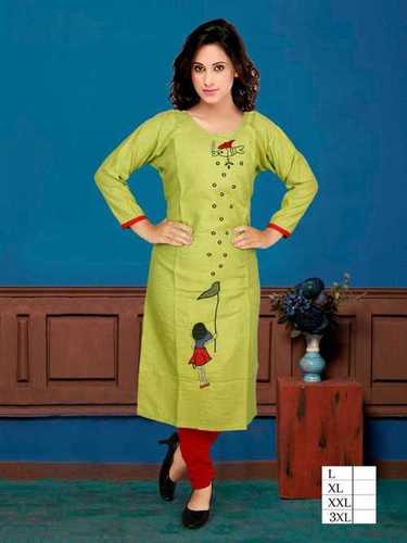 Printed Georgette Long Kurtis Bust Size: Various Sizes Are Available Inch (In)