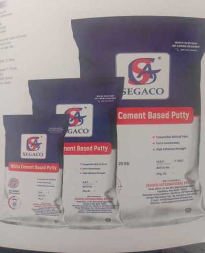 Segaco White Cement Based Wallputty Cas No: Na