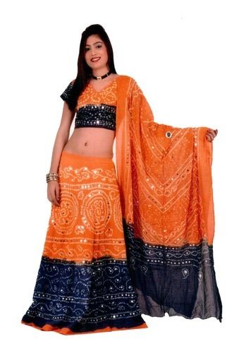 Traditional Tie And Dye Lehenga Choli