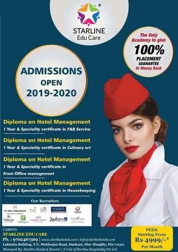 Diploma In Hotel Management Course Services