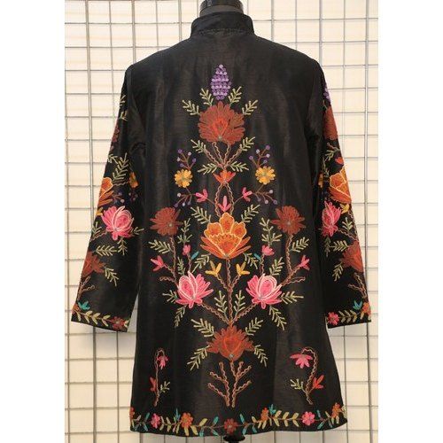 Ladies Embroidered Long Jacket Gender: Womens