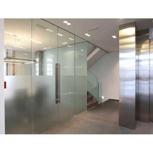 Transparent Office Partition Designer Glass